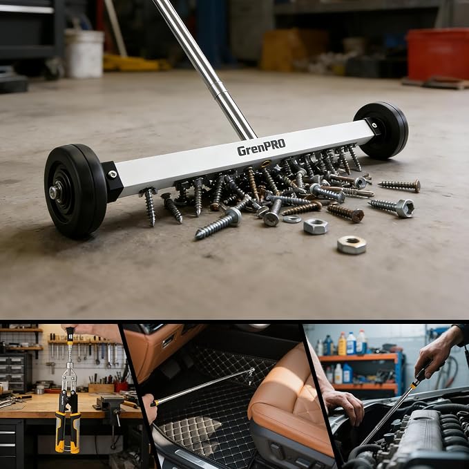 17" Rolling Magnetic Sweeper - Image 6
