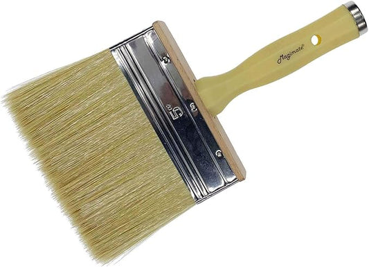 Deck Brush for Applying Stain, 5-inch Paint Brush, Medium Size for Quick Decking by Magimate