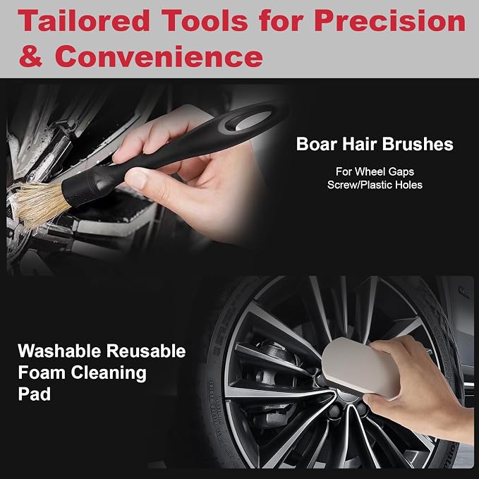 9PCS Professional Wheel Detailing Kit - Image 6