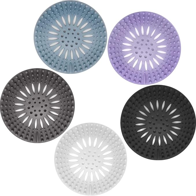 Gotega Bathroom Sink Drain Strainers, Hair Catcher Shower Drain Covers Protector by Gotega