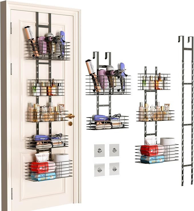 5-Tier Over The Door Organizer Bathroom by Yuyetuyo