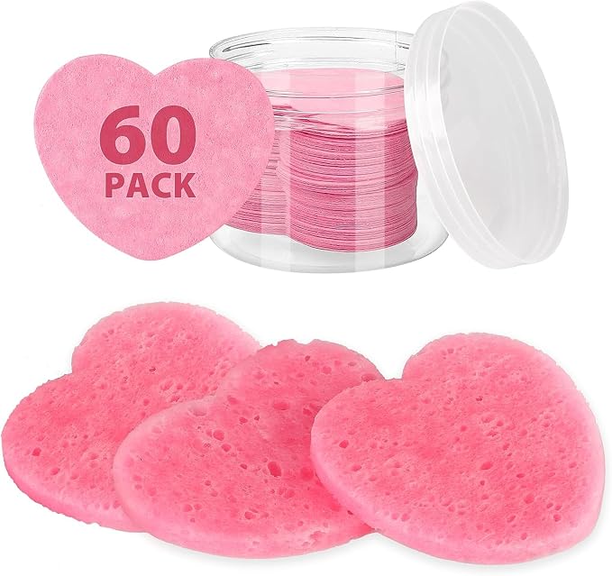 60-Count Compressed Facial Sponges by TAOTOP