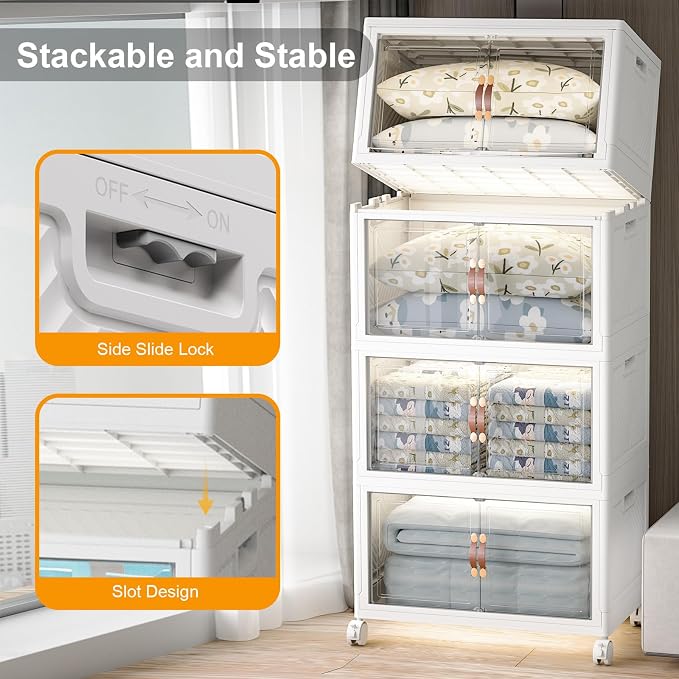Extra Large Stackable Storage Bins - Image 3
