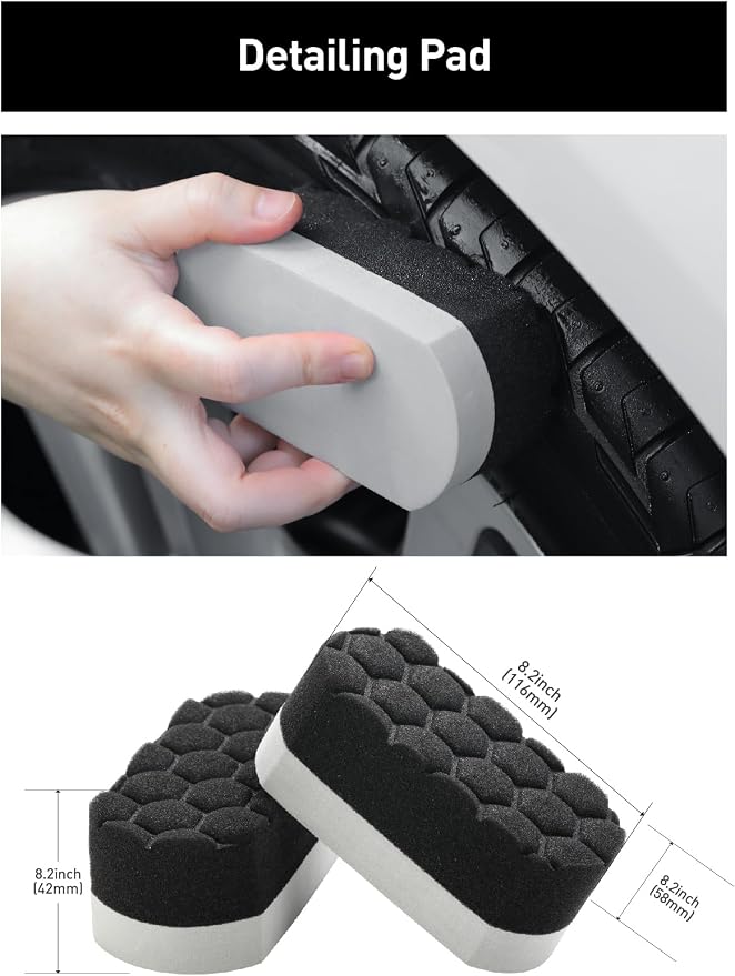 Fantasticlean 7PCS Car Wheel Cleaning Pro Kit, Tire Brush, Soft-bristled Rim - Image 6