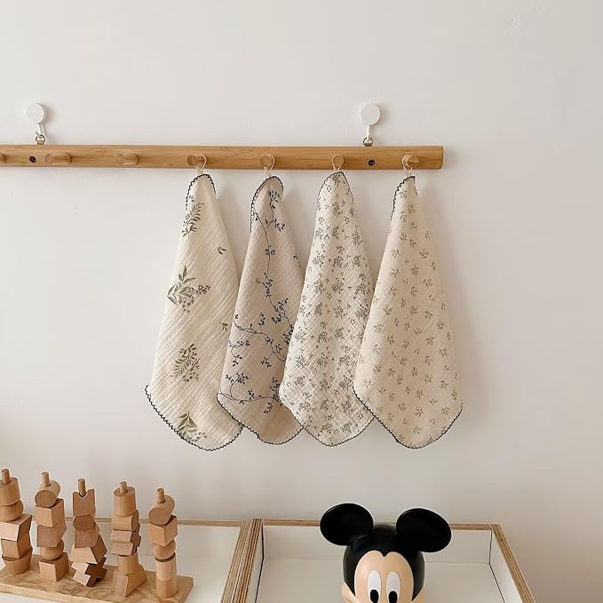 BuLuTu Cotton Muslin Kitchen Towels Set by BuLuTu