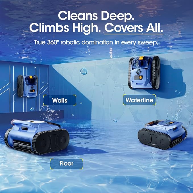 Cordless Robotic Pool Vacuum, Pool Cleaner - Image 4