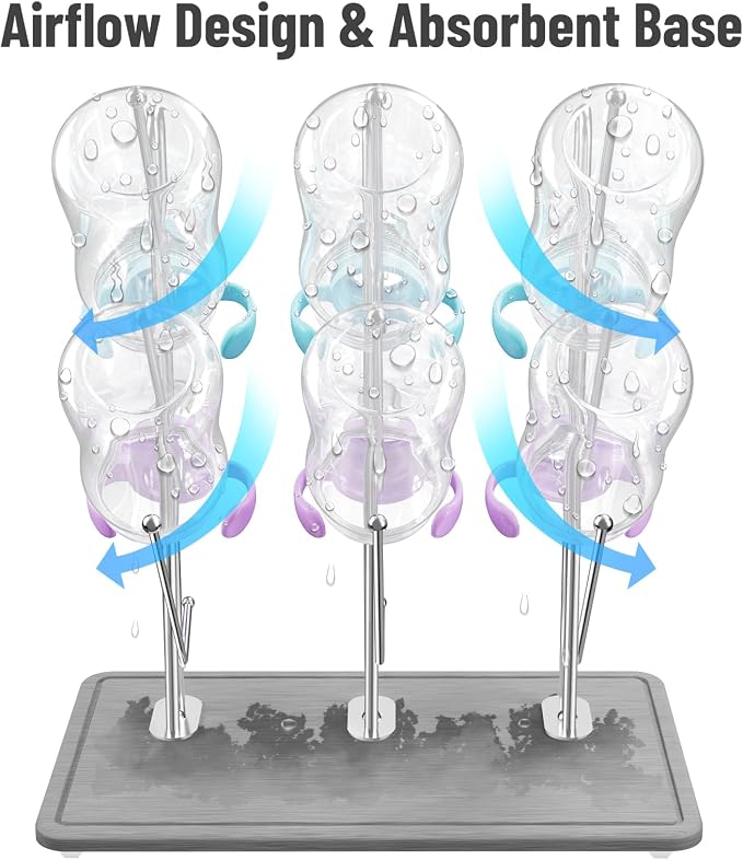 NiHome Baby Bottle Drying Rack - Image 5