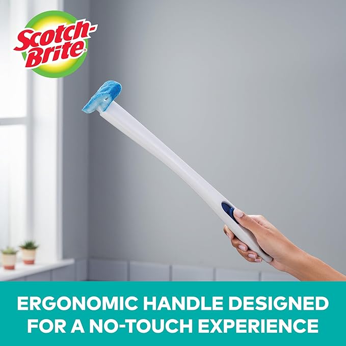 Scotch-Brite Disposable Toilet Scrubber Starter Kit, Disposable Refills - Image 2