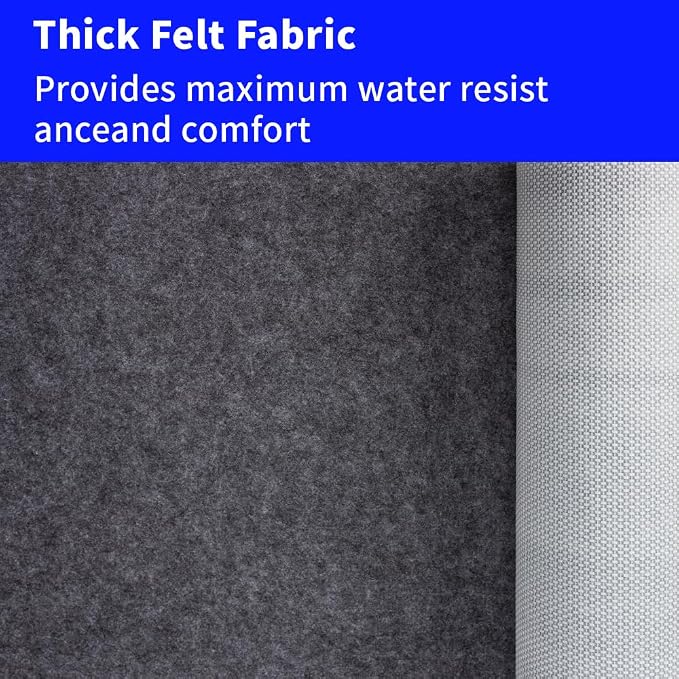 100% Waterproof Non-Slip 1/4” Extra Thick 4x6 ft Rug Pad - Image 4