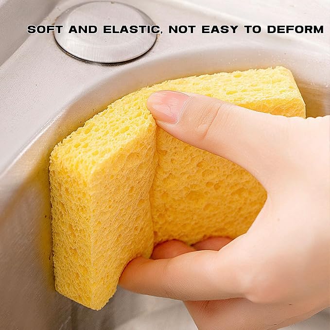 Large Cellulose Sponges, Thick Heavy Duty Scrub Sponges, Kitchen Sponges - Image 6