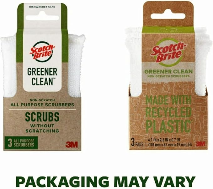 Scotch-Brite Greener Clean Dish Scrubbers, 18 Non-Scratch Kitchen Sponges - Image 2