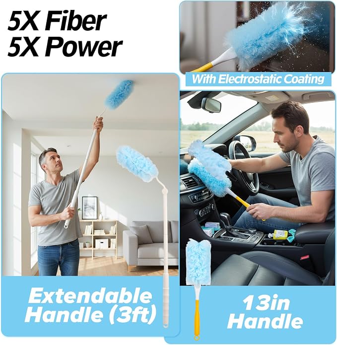 52 PCS Disposable Duster Refills, Heavy Duty Duster Refills Kit - Image 6