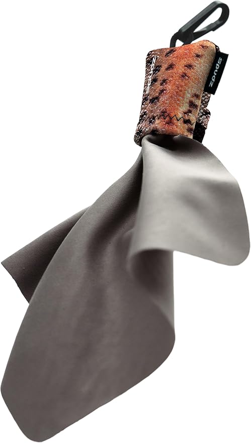 SPUDZ Ultra Microfiber Lens Cleaner – Closable Pouch, Washable – by ALPINEINNOVATIONS