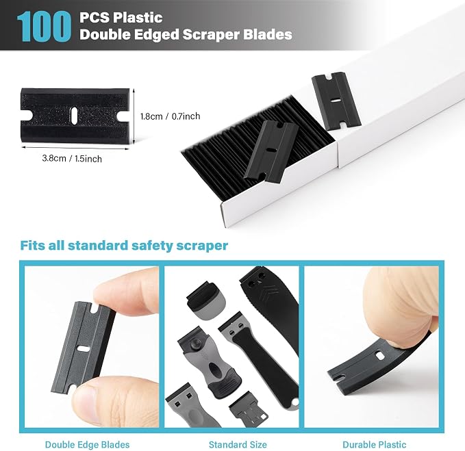 Gomake Plastic Razor Blade Scraper Tool - Image 5