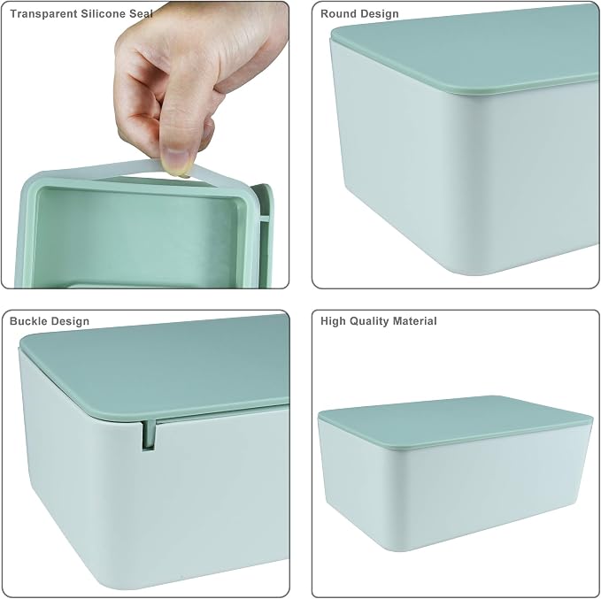 Diaper Wipes Dispenser, Tissue Storage Box Case, Wet Wipe Dispenser Holder - Image 5