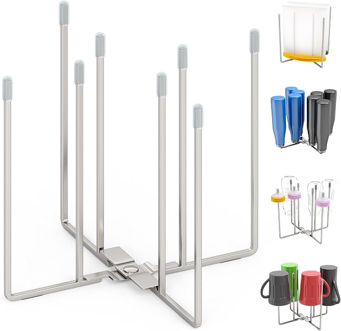 Retractable Bottle Drying Rack, Baby Bottle Drying Rack, Collapsible Cup by Laemyfyre