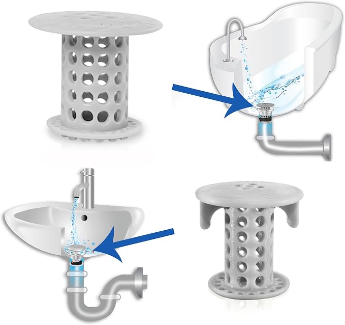 TubShroom and SinkShroom Drain Protectors Hair Catchers - Image 3