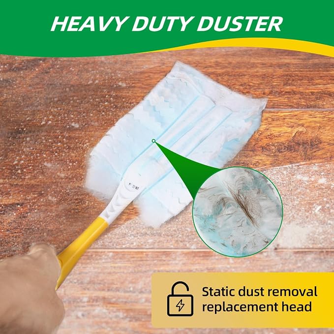Duster Refills, Static Dust Removal Brush Disposable Replacement Head Compatible - Image 5