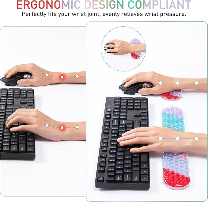 Gel Mouse & Keyboard Wrist Rest Set, Wrist Rest - Image 3