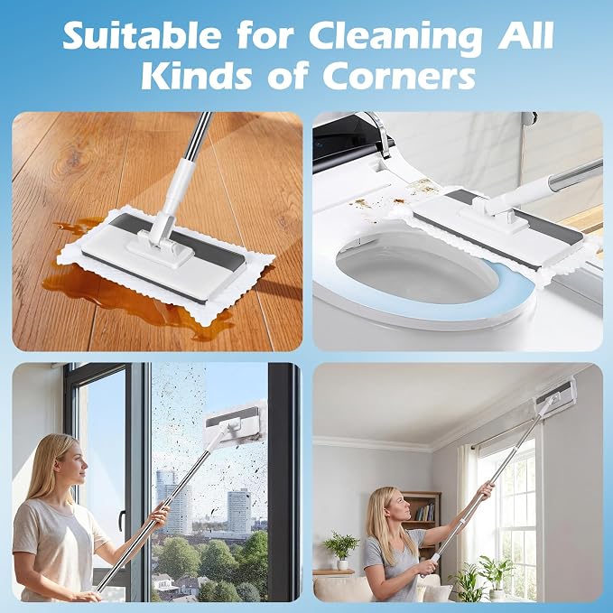 Mini Sweeper Mop, Masthome Reusable Clamp Mop - Image 7
