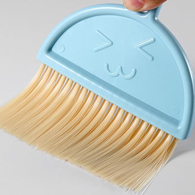 Mini Broom and Dustpan Set for Desk, Small Hanging Keyboard Cleaning Kit - Image 9