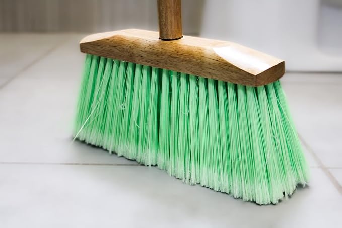 Indoor/Outdoor Heavy Duty Wooden Broom Brush, Head Replacement Soft bristles - Image 7