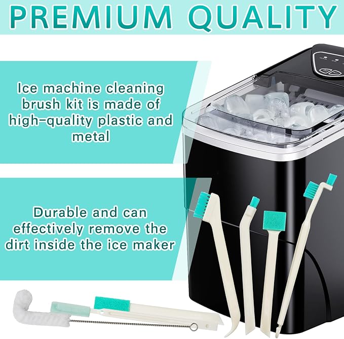 10 Pcs Ice Machine Cleaning Brush Kit, Ice Maker Cleaner Tools Set-2 Extra Long - Image 4