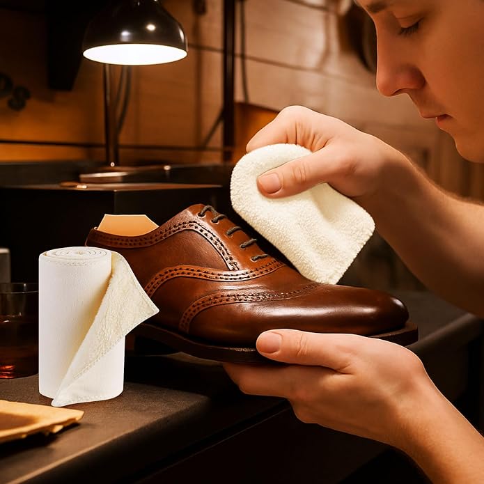 10 Pcs Shine Shoes Cloth Kit Polish Dauber Applicators Cleaning Leather Shoes - Image 7