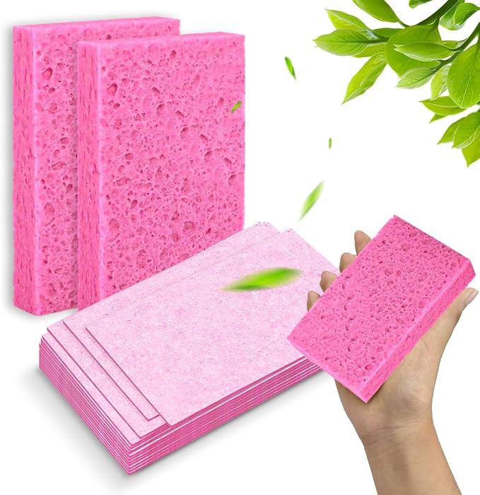 6 - Pack Non-Scratch Scrub Sponges - Sponges - Image 3