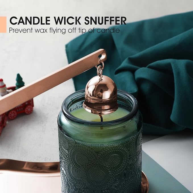 PATOISE 3 in 1 Candle Accessory Set Mini, Candle Wick Trimmer Cutter, Candle - Image 3