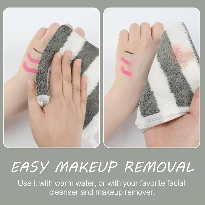 SINLAND Microfiber Facial Cloths Fast Drying Washcloth 12inch x 12inch - Image 4