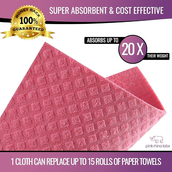 Swedish Dishcloths – Eco-Friendly Reusable Kitchen Towels – 3 Pack Cleaning - Image 4
