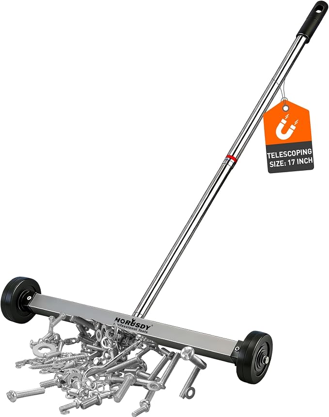 HORUSDY 17-Inch Rolling Magnetic Sweeper by HORUSDY