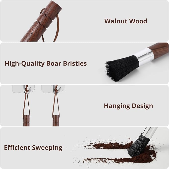2-Pack Coffee Grinder Cleaning Brush - Image 4