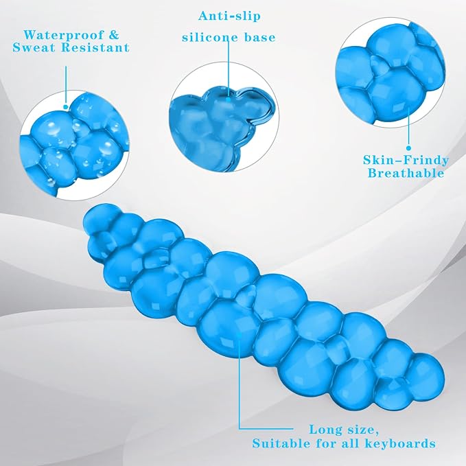 Gel Cloud Keyboard Wrist Rest, Cute Wrist Support and Arm Support Keyboard Rest - Image 3