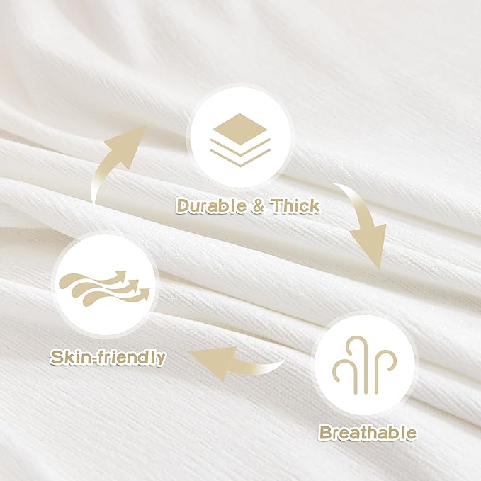MYSKY HOME Couch Covers Couch Cover for Dogs Washable, Couch Covers for Sectional Sofa, Sofa Covers for 3 Cushion Couch Sofa Cover for Living Room Furniture Protector for Pets, Kids, 91"x134", White