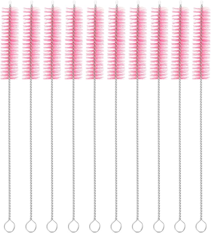uxcell 10Pcs Drinking Straw Cleaning Brushes, Sippy Cup, Bottle and Tube by uxcell