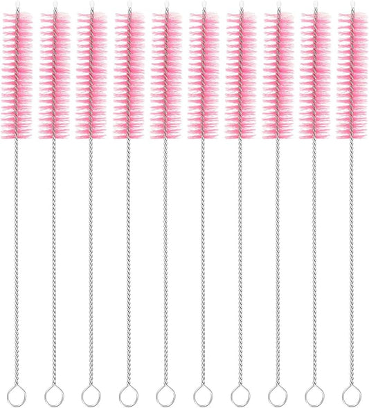uxcell 10Pcs Drinking Straw Cleaning Brushes, Sippy Cup, Bottle and Tube by uxcell
