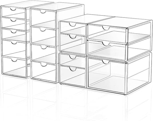 Makeup Drawer Storage Organizer by DOMNIU