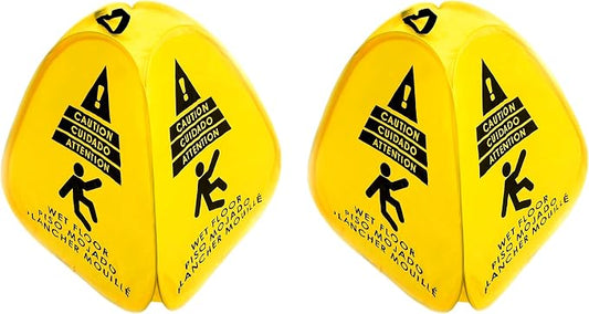Kraken Sign Co - Pop-up Sign, Pop-up Caution Wet Floor Sign 16 inch by Kraken+Sign+Co.