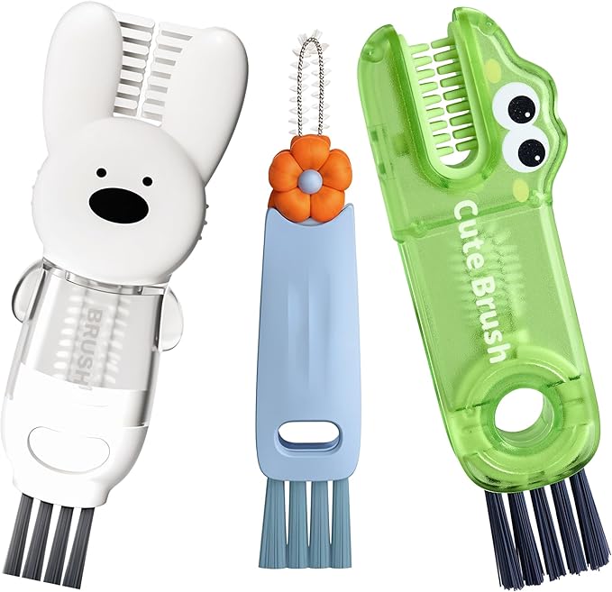 Cup Lid Cleaning Brush, 3 in 1 Lid Cleaner by Unknown