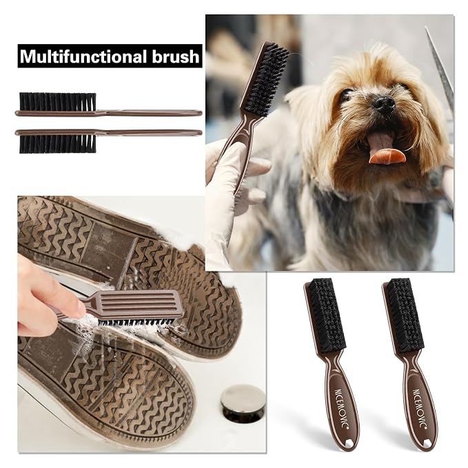 NICEMOVIC Barber Accessories: 10-Piece Mini Brush Set - Image 6