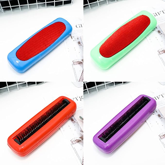 Manual Table Crumb Cleaner Brush Handheld Carpet Table Sweeper Brush Used - Image 2