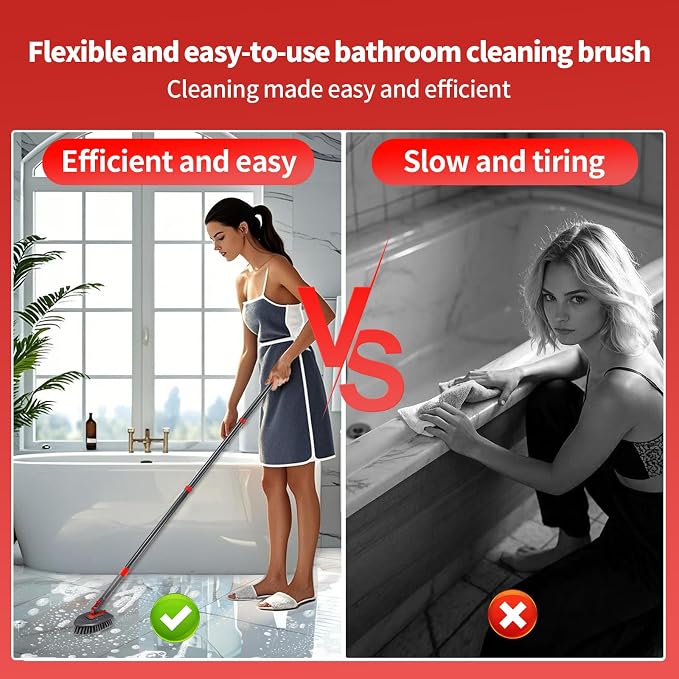 Tile Tub Scrubber Brush No Scratch - Image 5