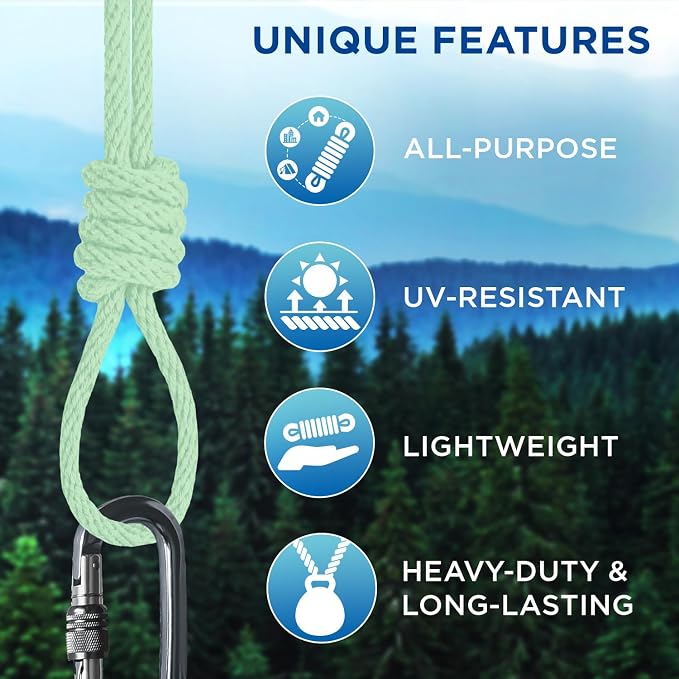 TECEUM Cotton Rope 3/16” – 50 FT – Strong All-Purpose Braided Rope – Natural - Image 4