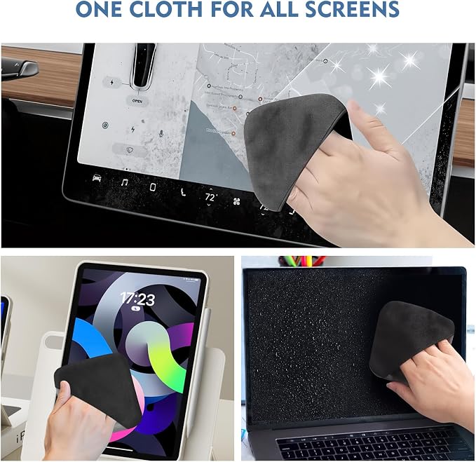 Car Screen Cleaner Pad with Acrylic Storage Box - Image 3