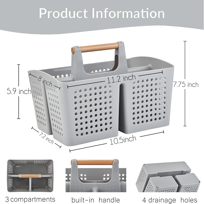 Portable Shower Caddy Basket - Image 2