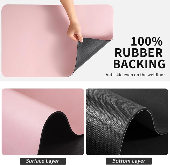 Dish Drying Mat for Kitchen Counter, Heat Resistant Drainer Mats - Image 5