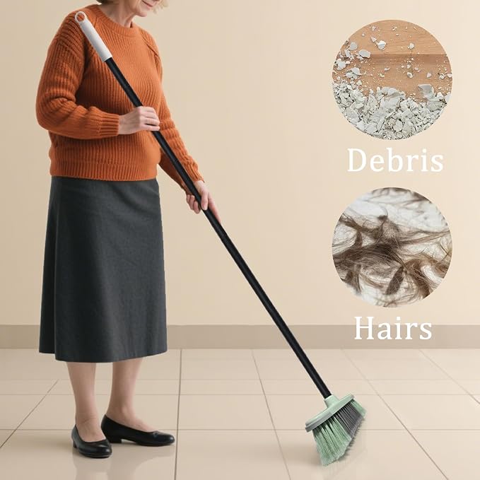 Indoor Broom Soft Bristle Brooms - Image 3