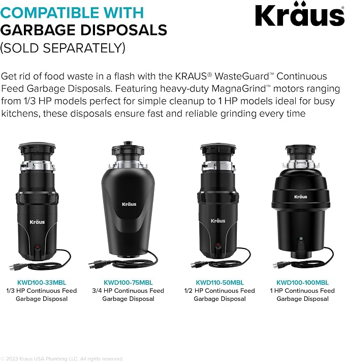 KRAUS WasteGuard Kitchen Sink Strainer/Stopper - Image 6